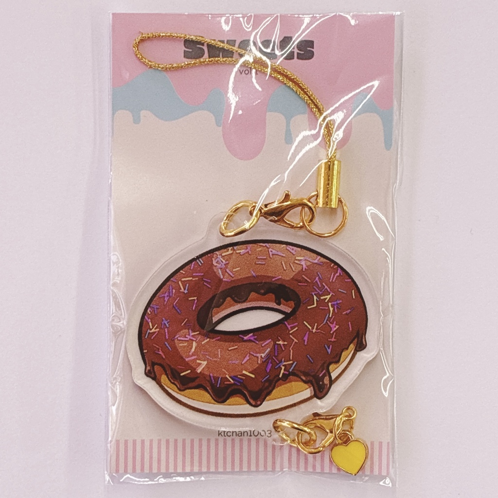 連結できるアクリルキーホルダー【スイーツ】