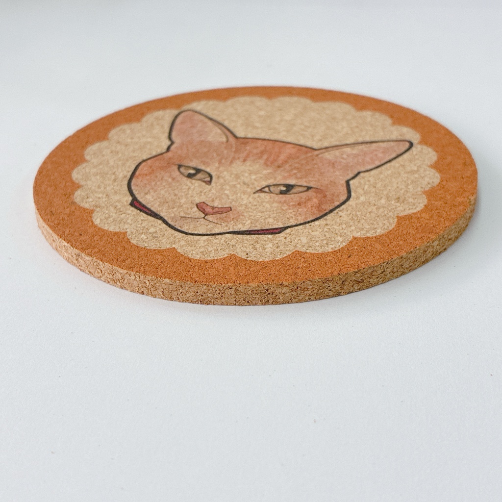 コルクコースター【にゃんこ】