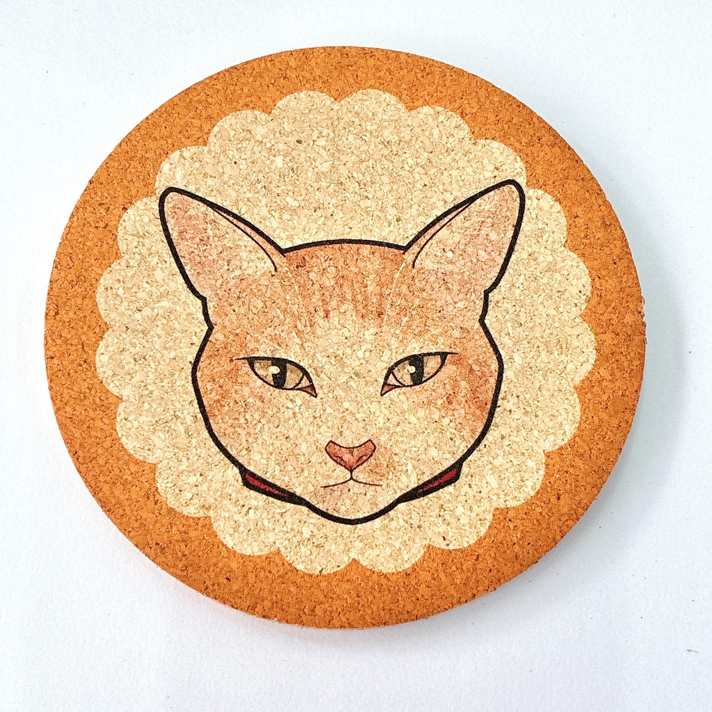 コルクコースター【にゃんこ】