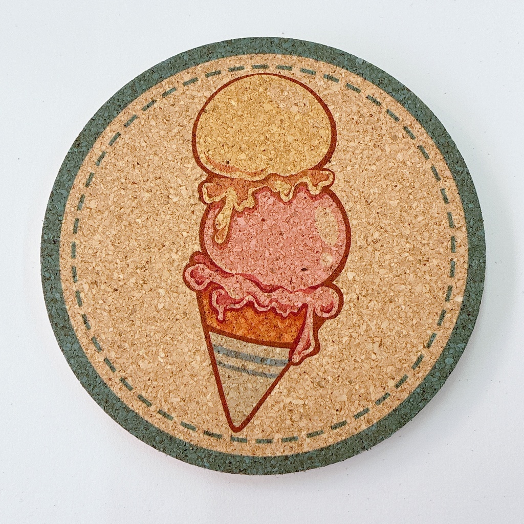 コルクコースター【スイーツ】
