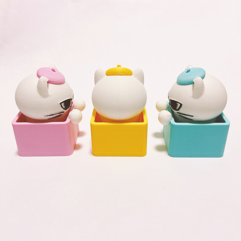 【3Dプリンター製】kotoBOXオリジナルロゴフィギュア