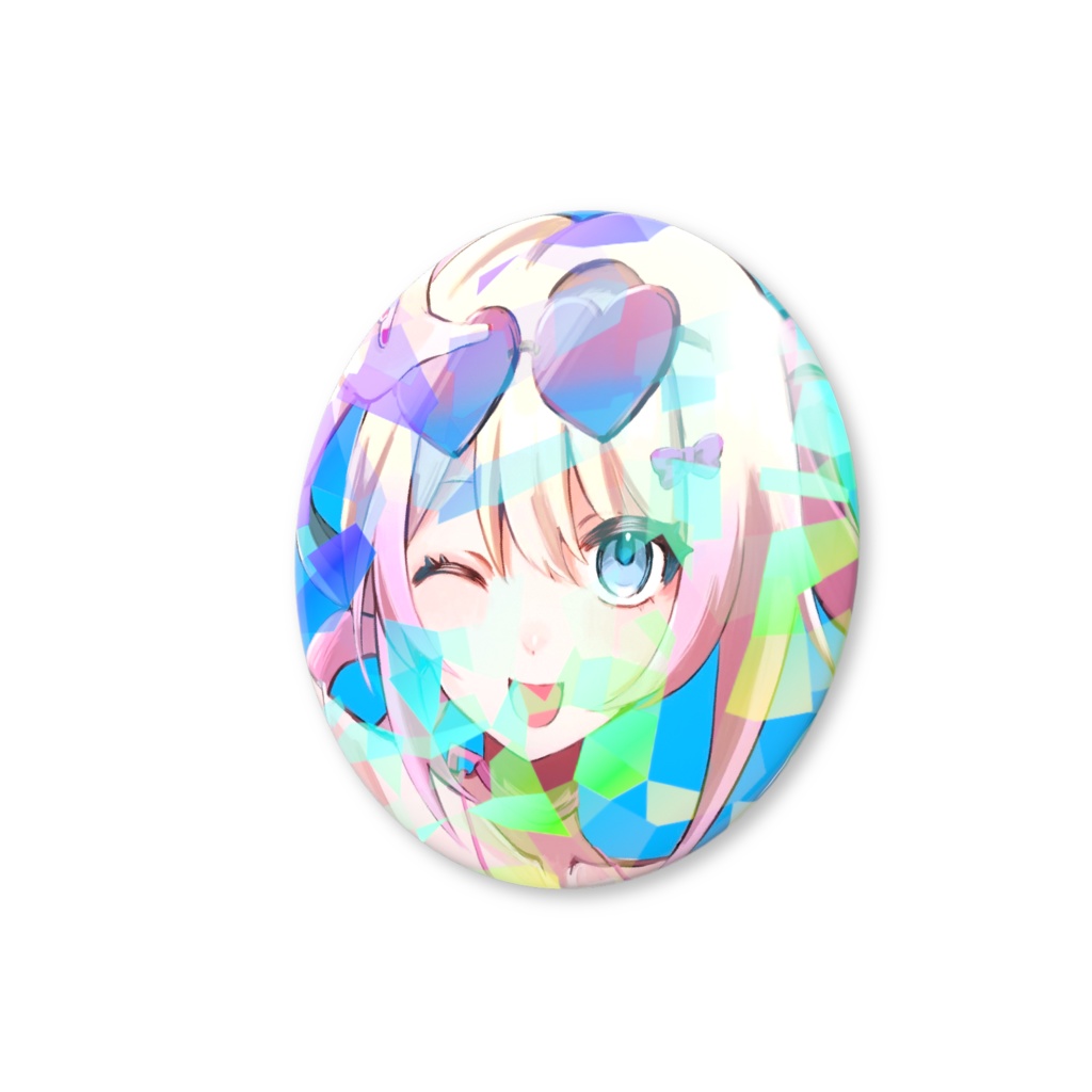 超てんちゃんホログラム缶バッジ