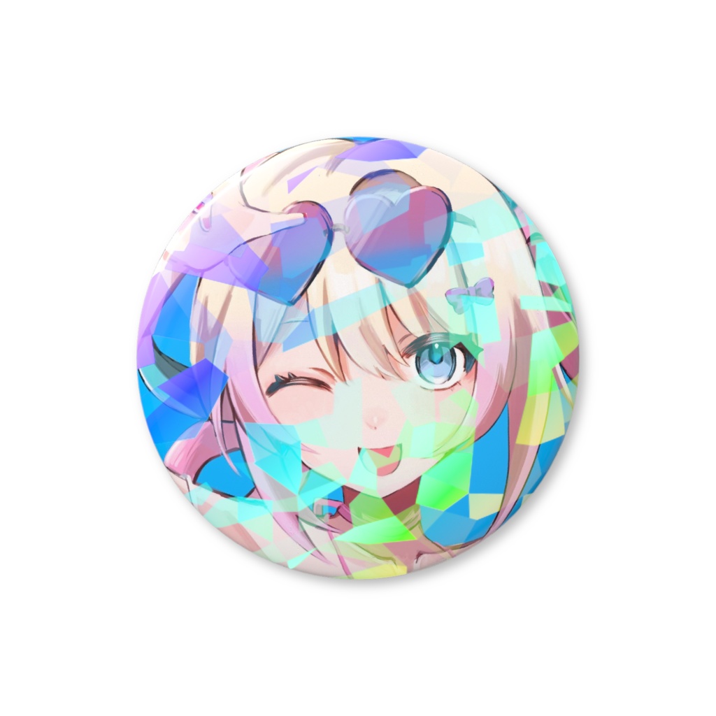 超てんちゃんホログラム缶バッジ