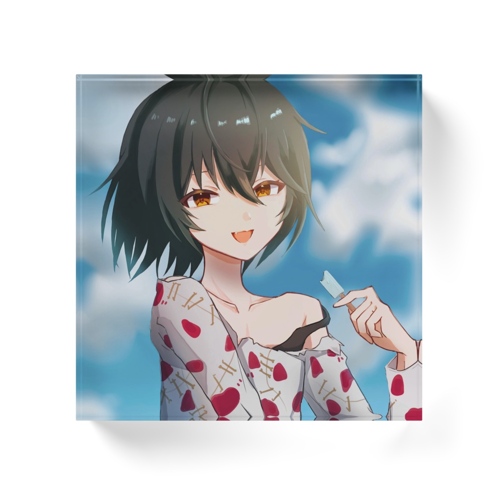 ましろ爻アクリルブロック