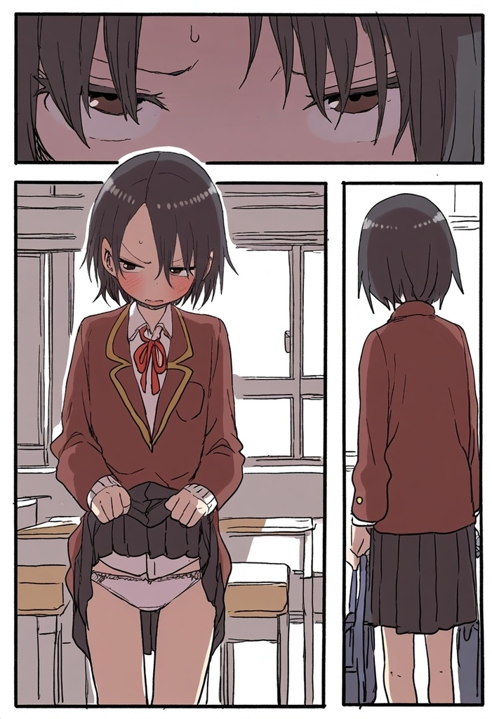 嫌な顔で恥じらいながらパンツを見せて欲しい 1: 学校と制服