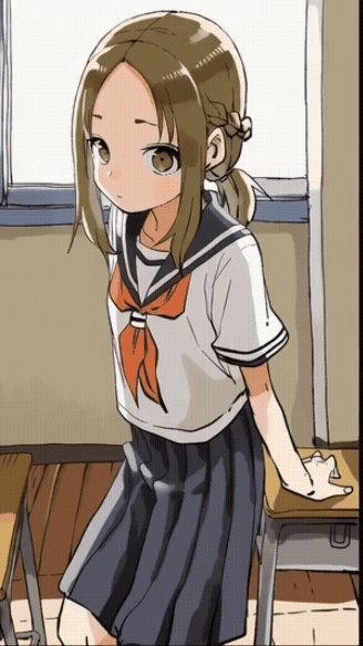 嫌な顔で恥じらいながらパンツを見せて欲しい!!gif