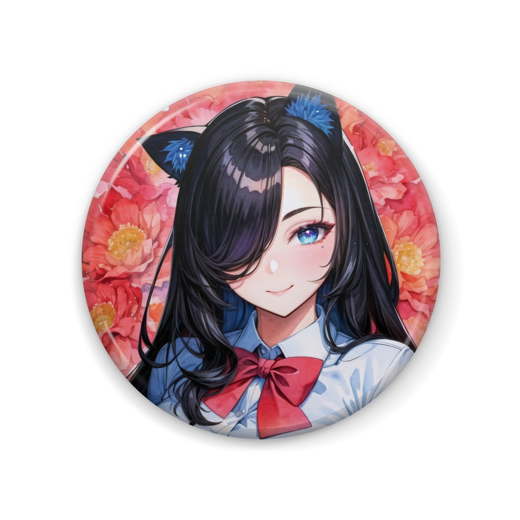 【缶バッジ 57mm】カクヨさん 0002|女子高生