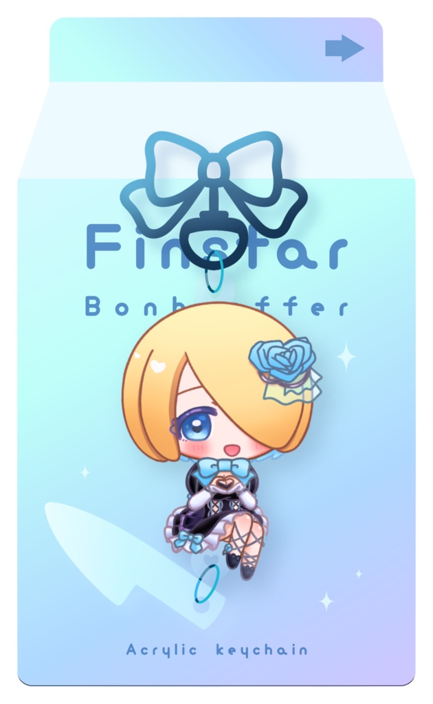 フィンスターのアクキーVol.1 (Cyan)