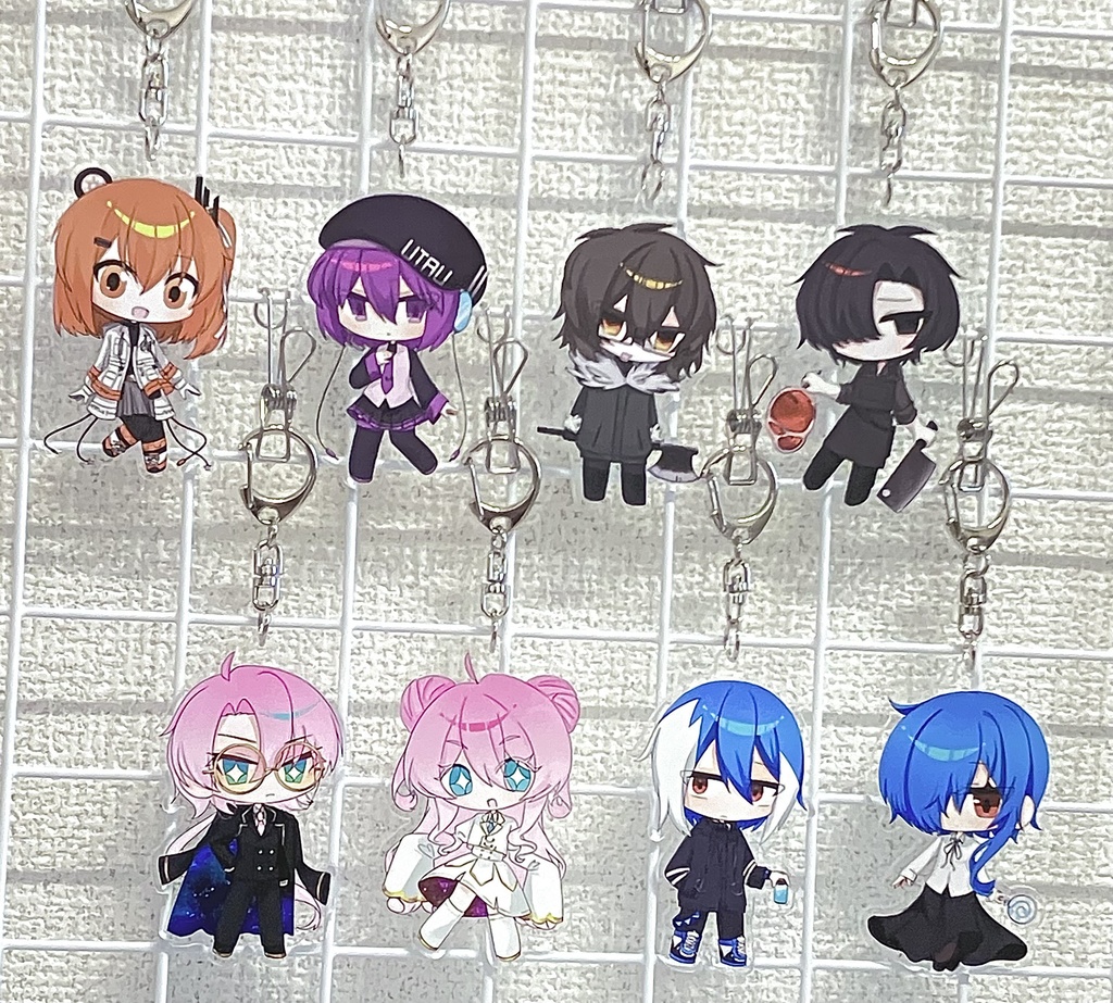 ペアアクリルキーホルダー