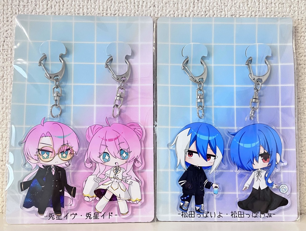 ペアアクリルキーホルダー