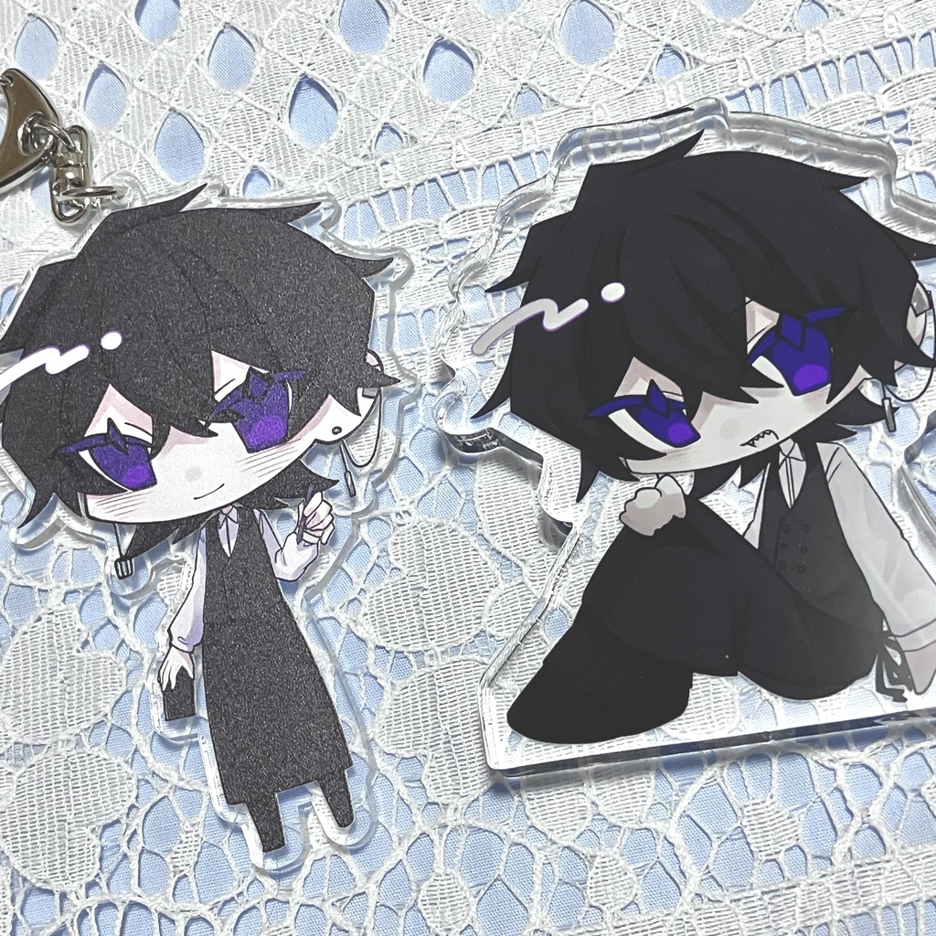 アクリルキーホルダー&おすわり自立アクスタ