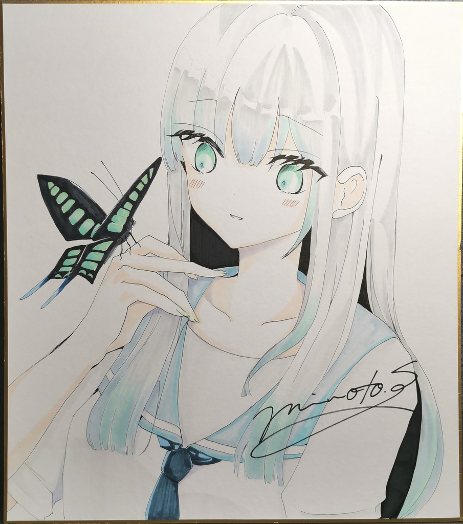 ゆきな 直筆色紙 コミティア ゆきな 直筆色紙 コミティア