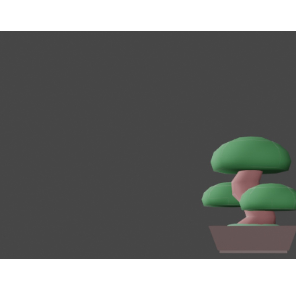 【無料3Dモデル】Bonsai~盆栽~ローポリ512