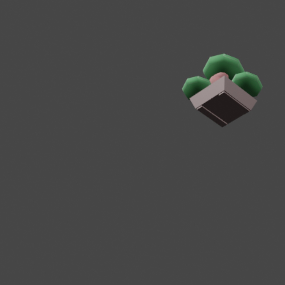 【無料3Dモデル】Bonsai~盆栽~ローポリ512