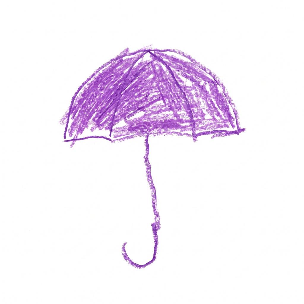 【商用利用可】子供のクレヨン絵風 くらしイラスト素材16枚 JPG・白背景(AI生成)