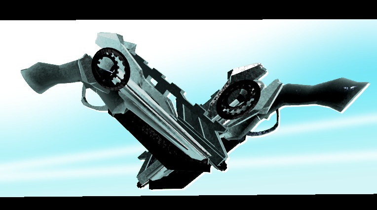 【MA対応】オリジナル3Dモデル:次元屈折銃¦テアトル【アバターバトルシステム対応】