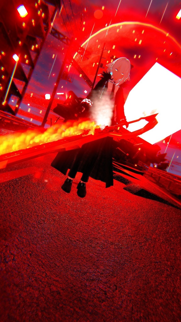 【MA対応】オリジナル3Dモデル リースイフリート【アバターバトルシステム対応】