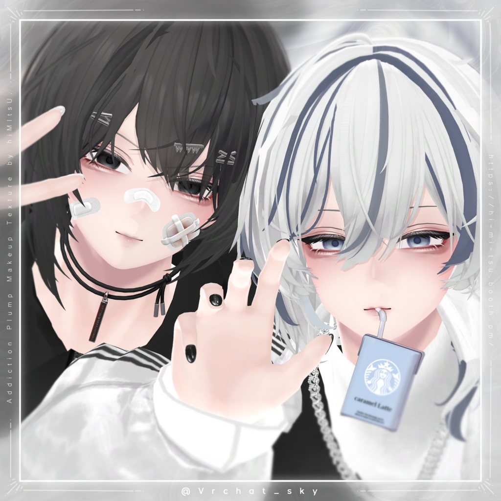 +Komano+ Addiction Plump Makeup Texture +16アバター対応+