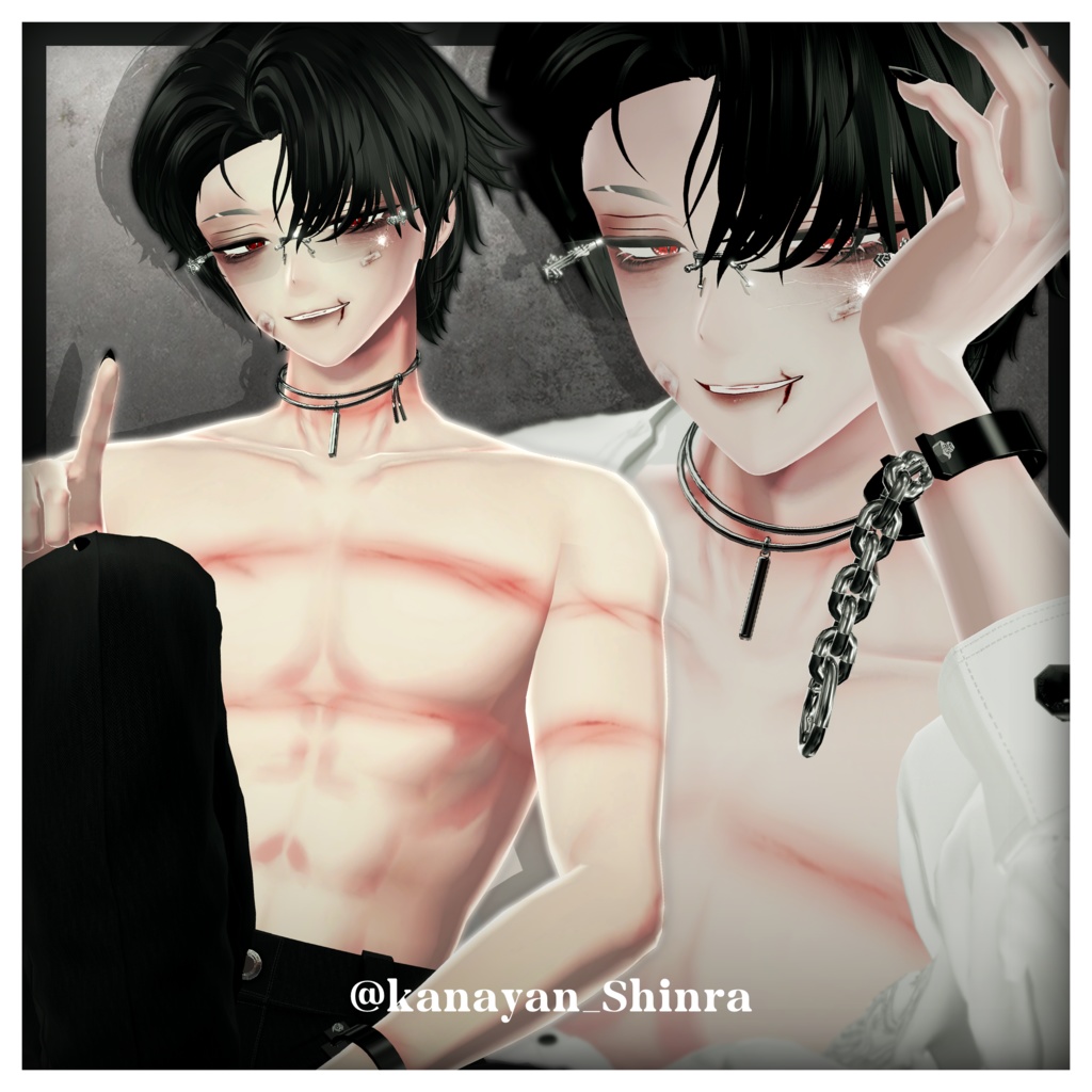 Bondage Tattoo +8アバター対応+