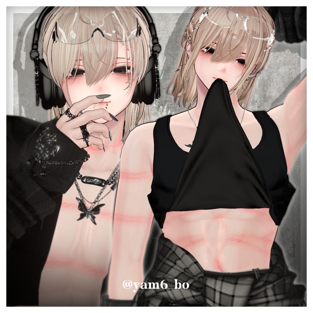 Bondage Tattoo +8アバター対応+