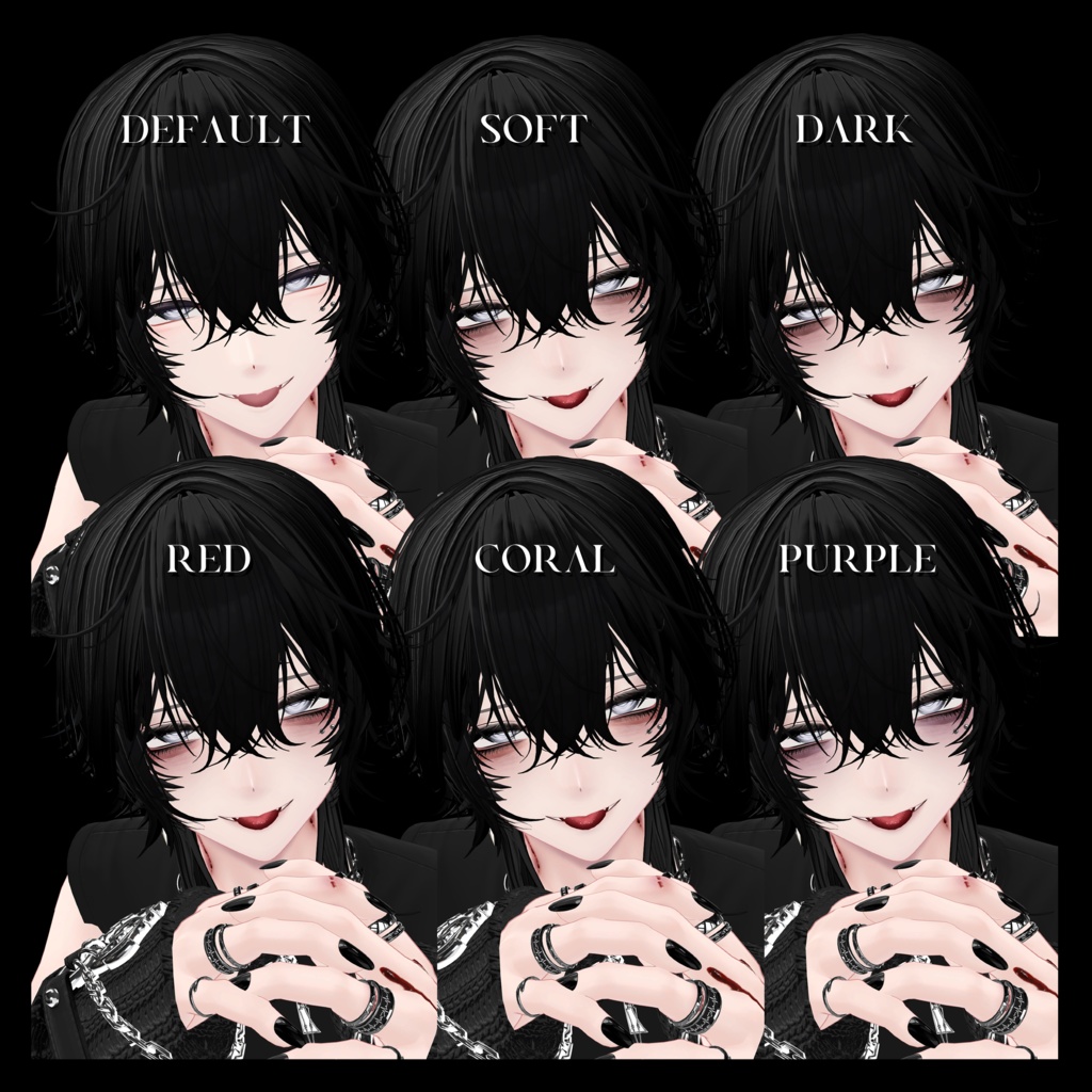 +Komano+ CRYBABY Makeup Texture +8アバター対応+