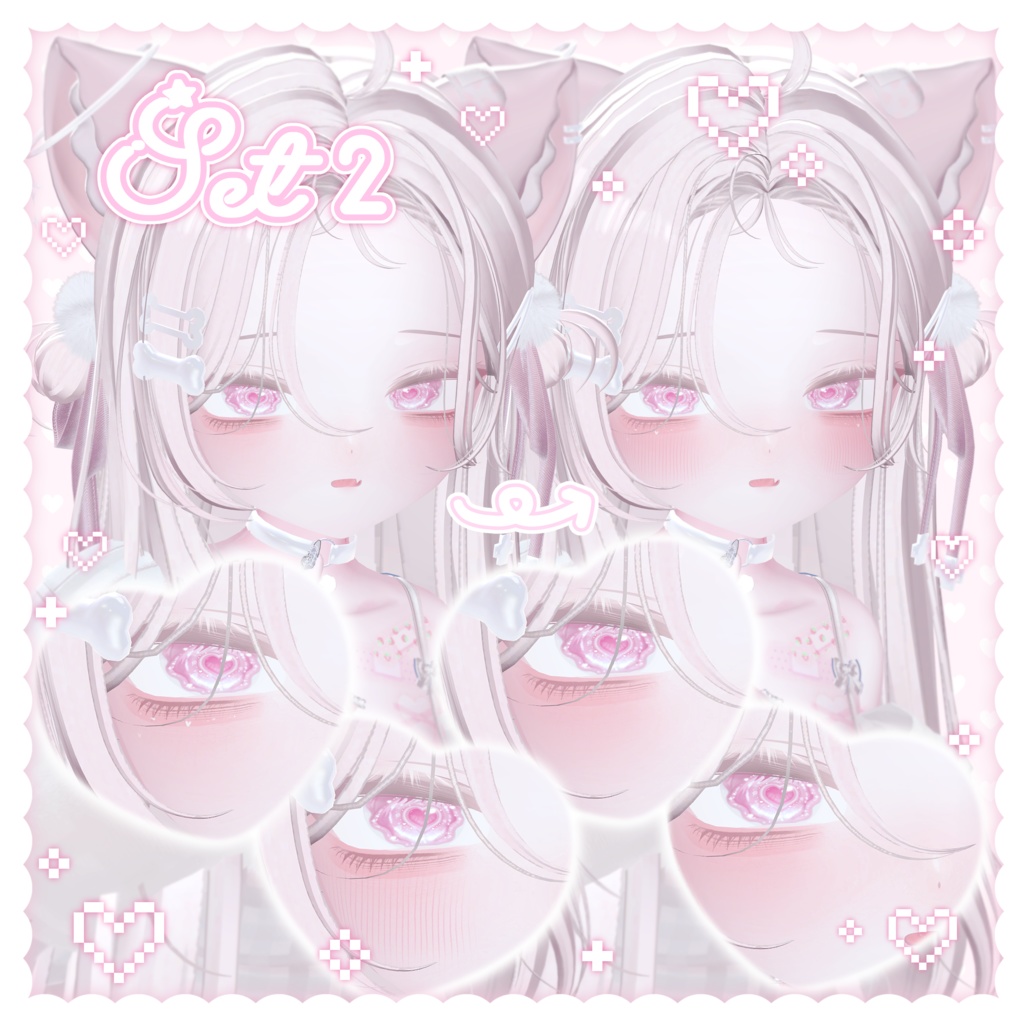 Be My Side🤍Make up Texture +15アバター対応+