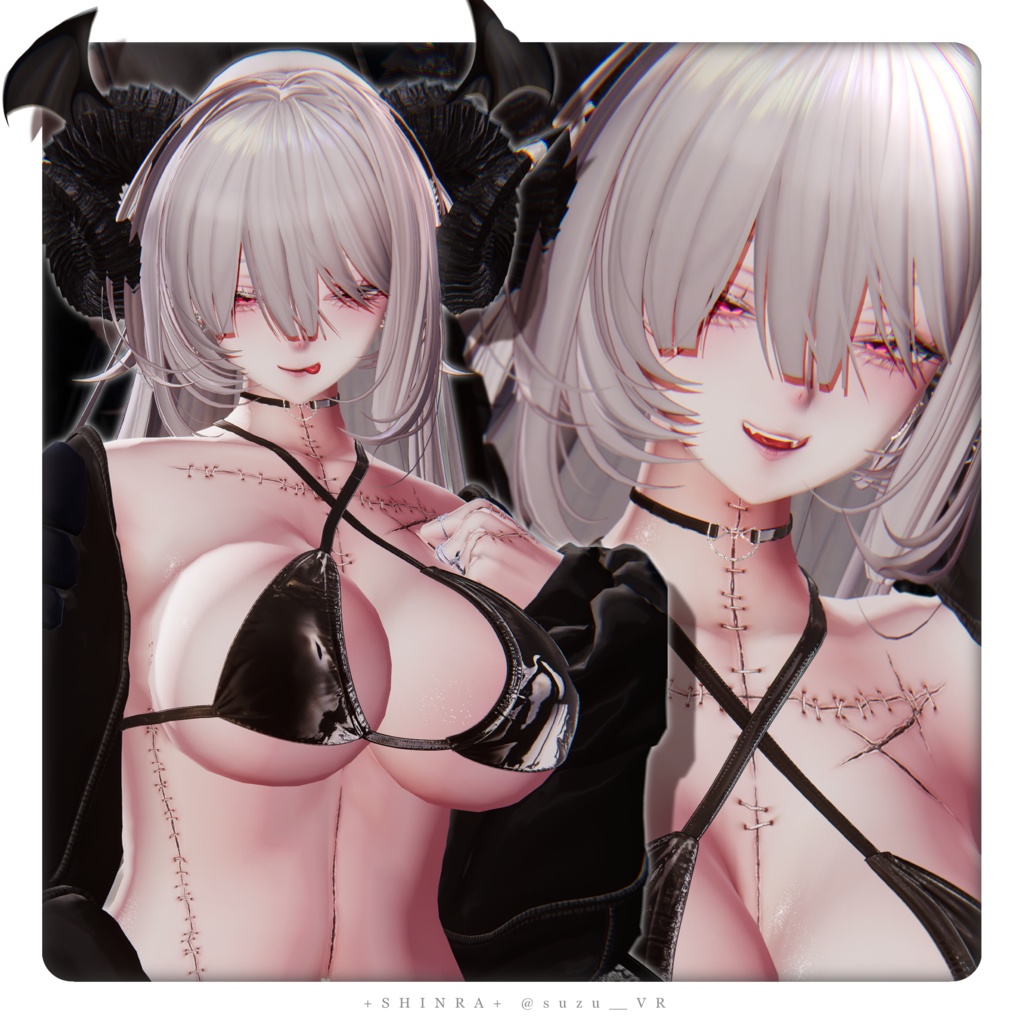 【SALE】Raw Scar🖤+9アバター対応+