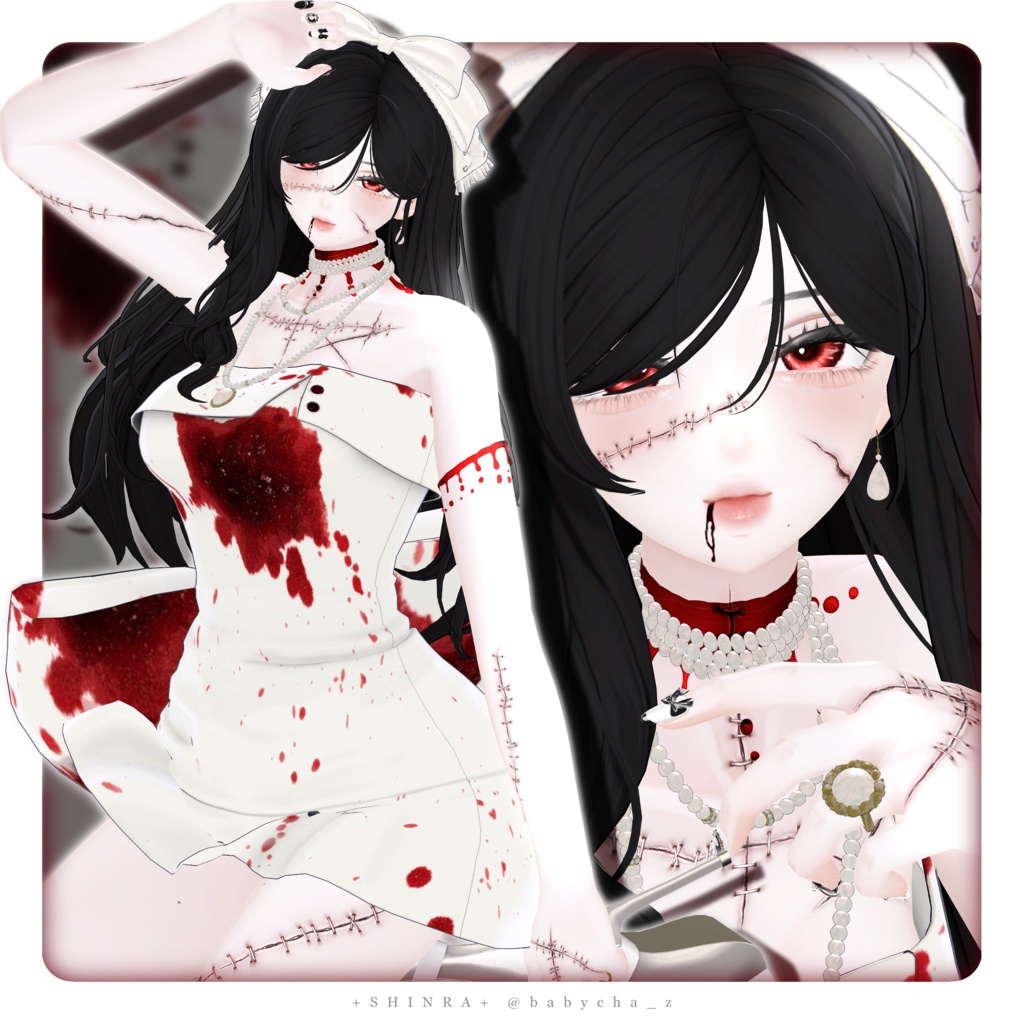 【SALE】Raw Scar🖤+9アバター対応+