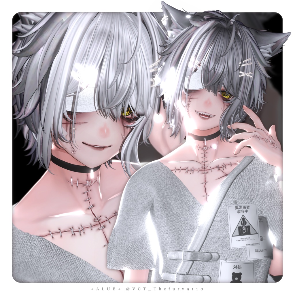 【SALE】Raw Scar🖤+9アバター対応+