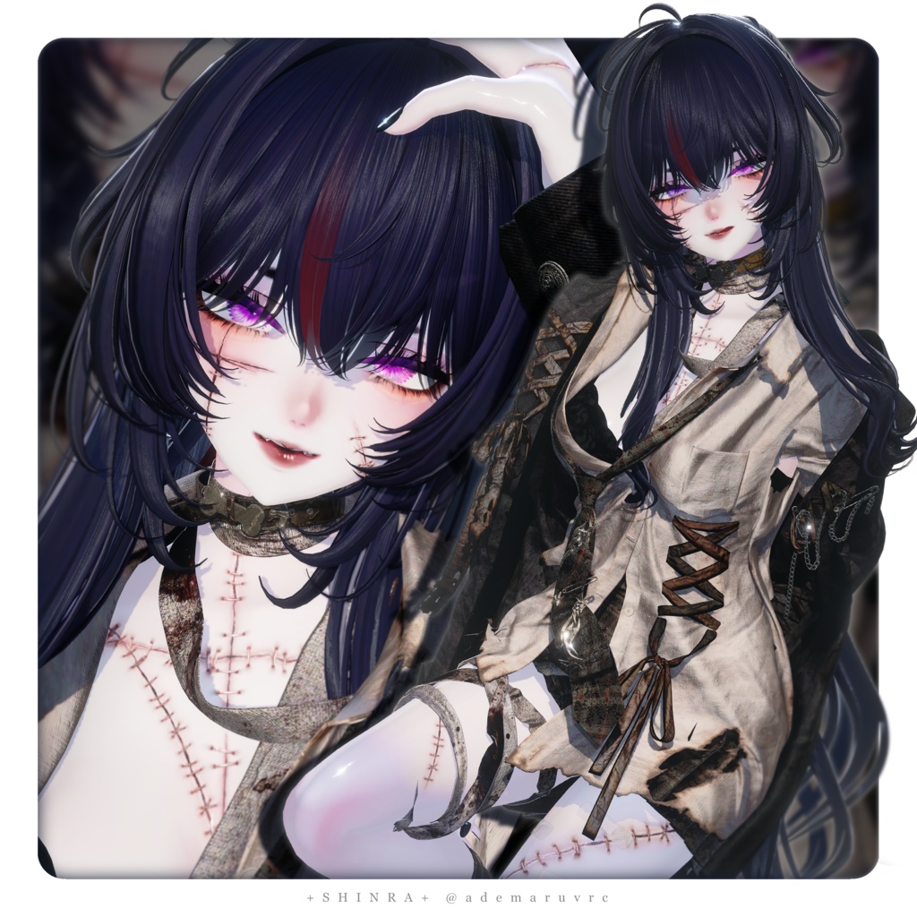 【SALE】Raw Scar🖤+9アバター対応+