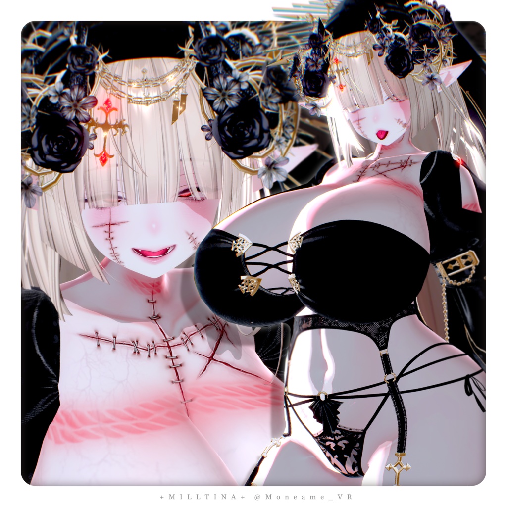 【SALE】Raw Scar🖤+9アバター対応+