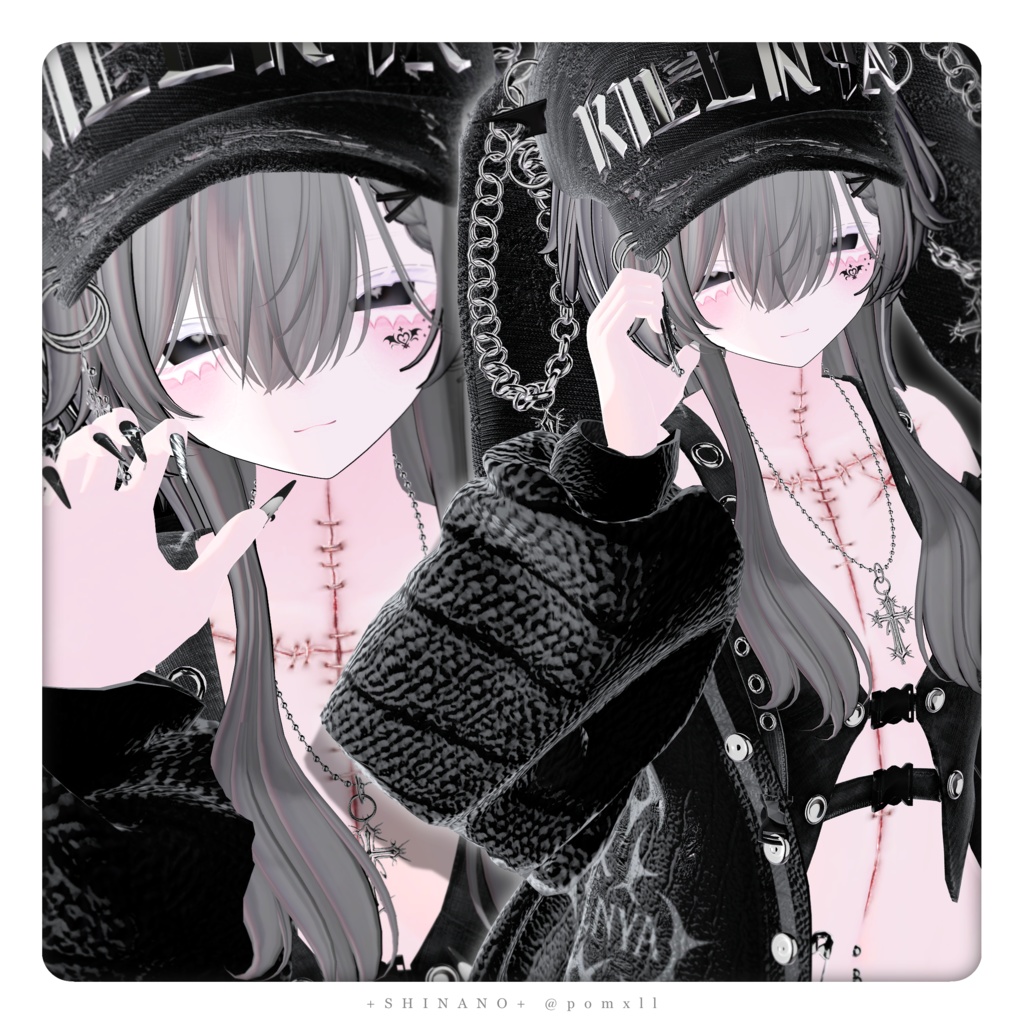 【SALE】Raw Scar🖤+9アバター対応+