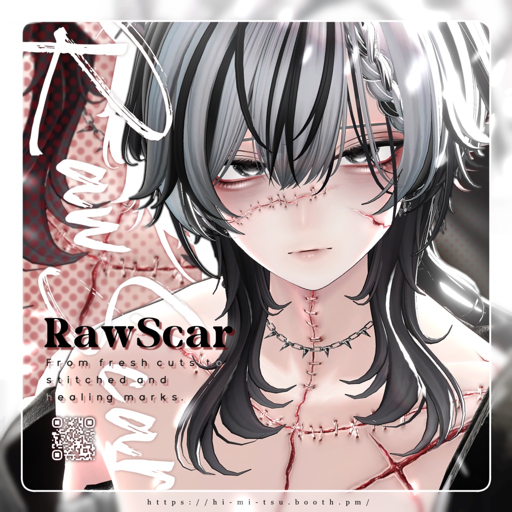 【SALE】Raw Scar🖤+9アバター対応+