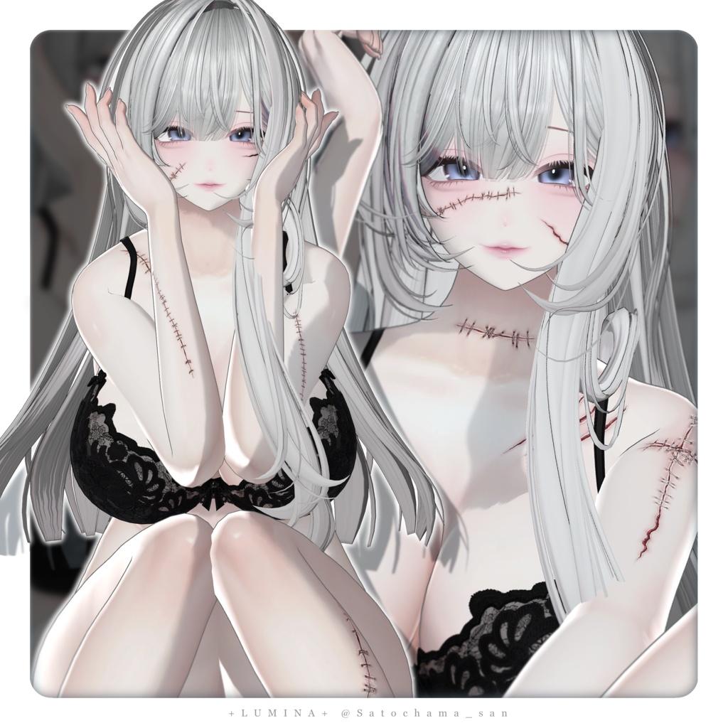 【SALE】Raw Scar🖤+9アバター対応+