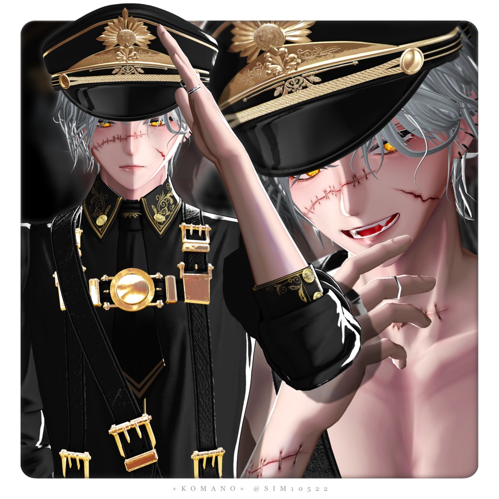 【SALE】Raw Scar🖤+9アバター対応+