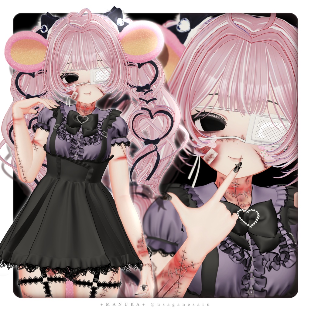 【SALE】Raw Scar🖤+9アバター対応+