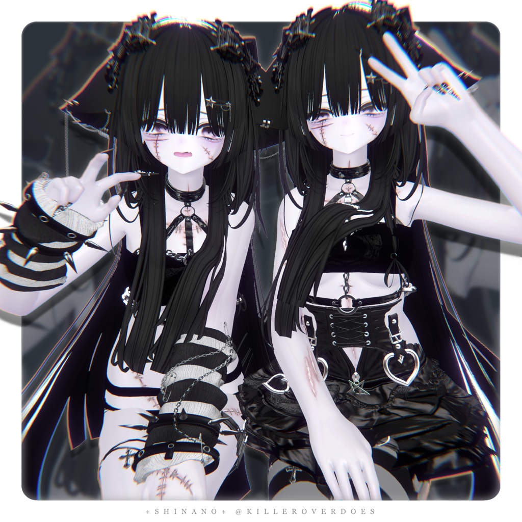 【SALE】Raw Scar🖤+9アバター対応+