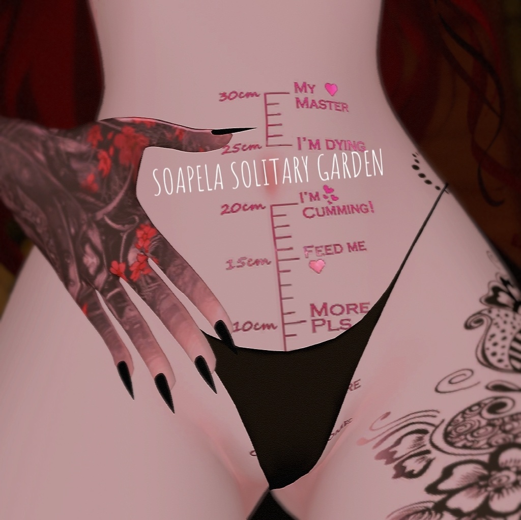 【VRChat向け】Belly Ruler Tattoo