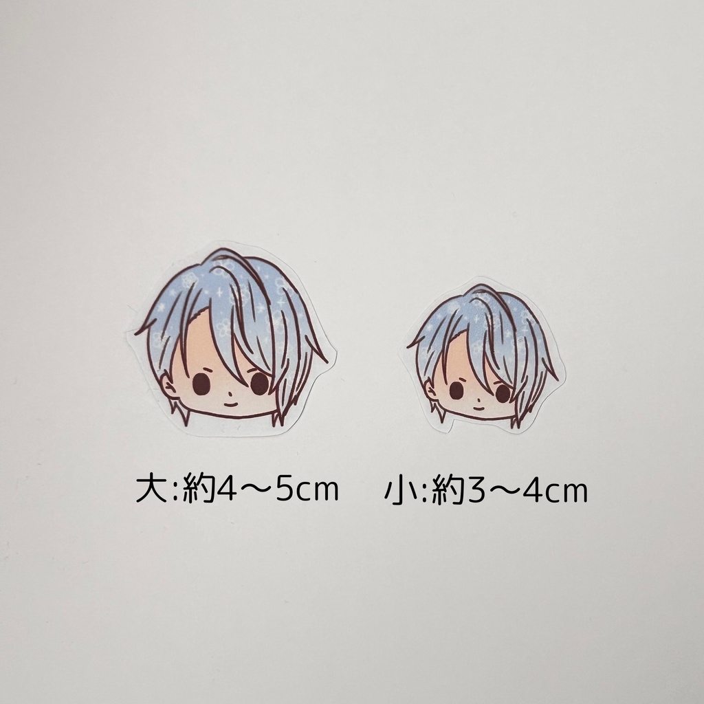 とうらぶ_お顔シール