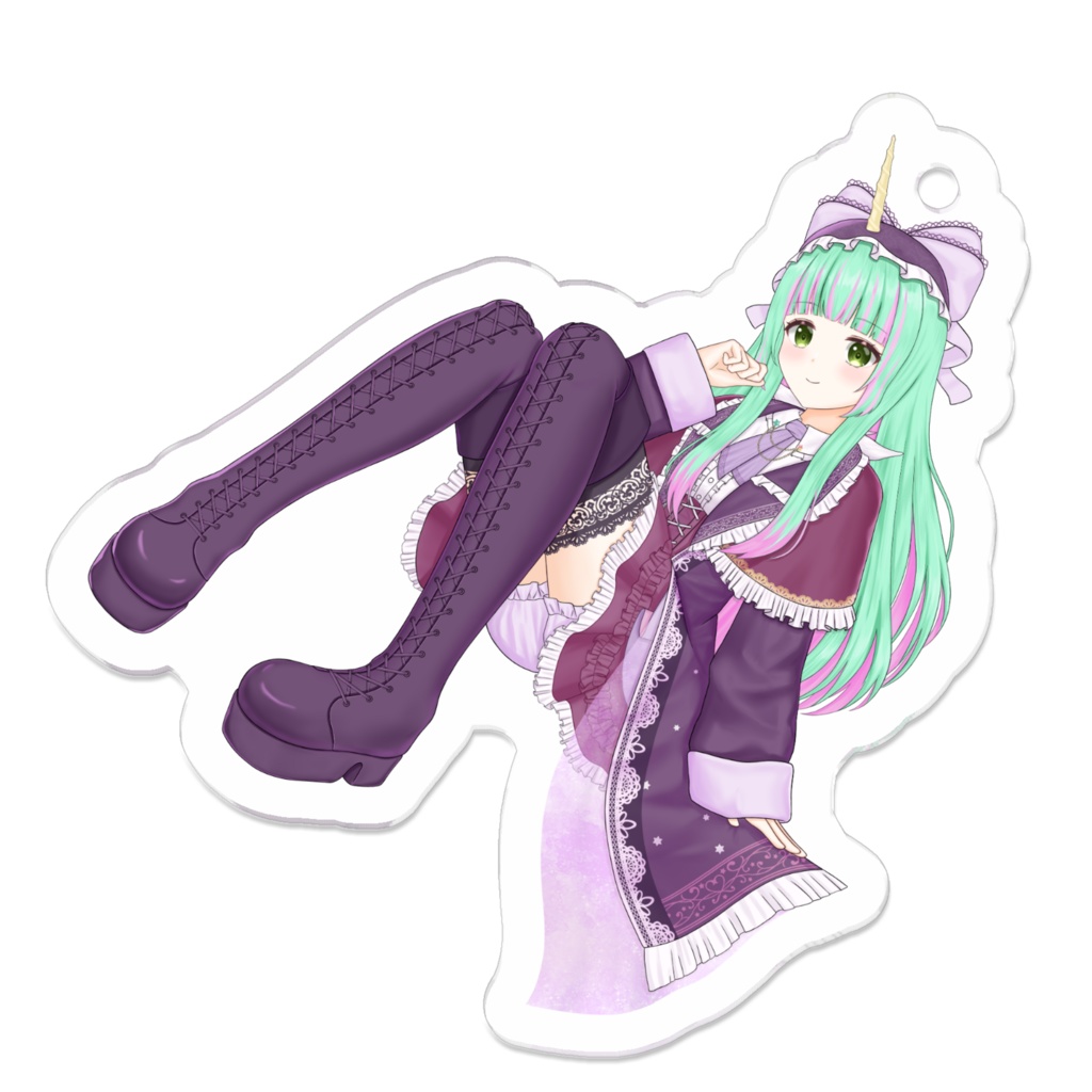 【5周年記念グッズ】カラーアクリルキーホルダー【夢愛ユニ】