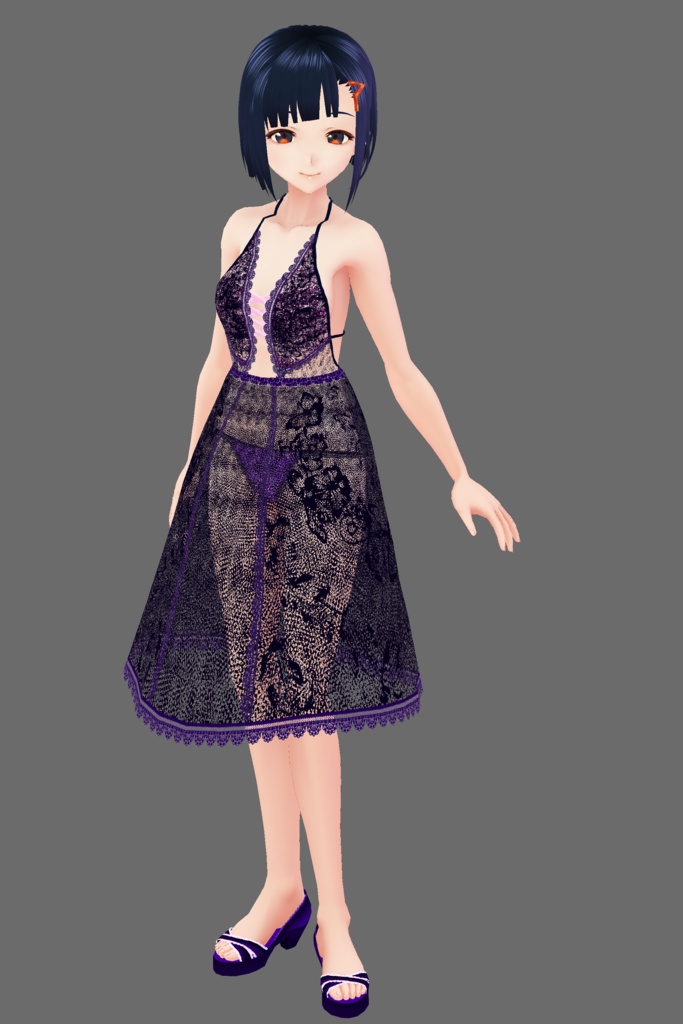 花レースベビードールセット