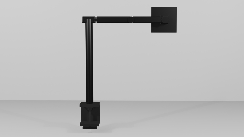 【3Dモデル】KM Minimal Monitor Arm | デスク用モニターアーム