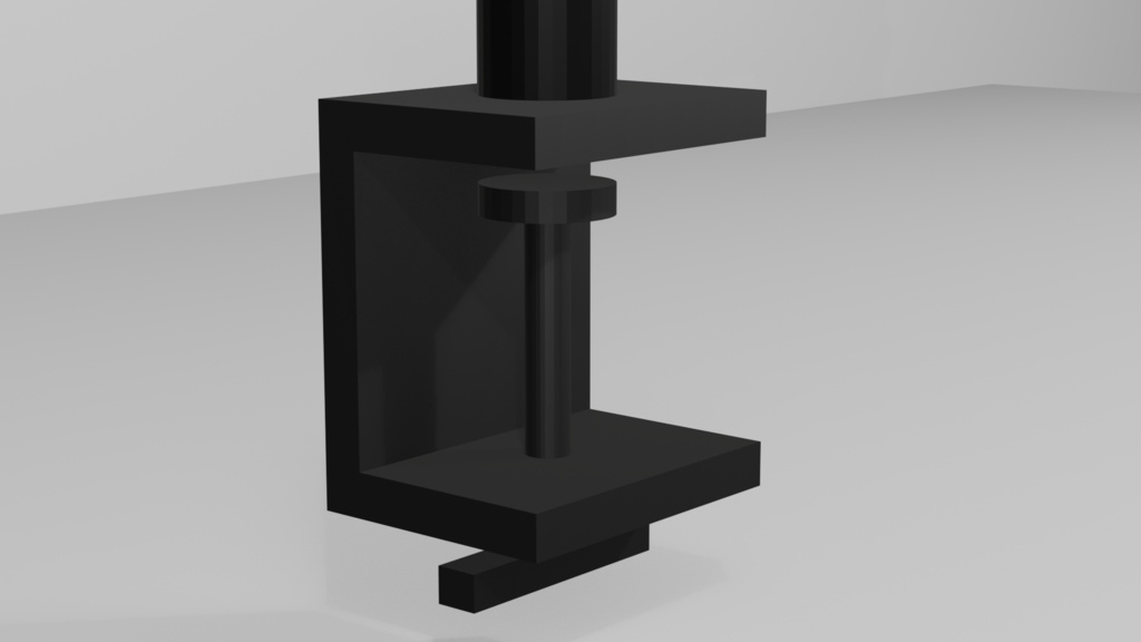 【3Dモデル】KM Minimal Monitor Arm | デスク用モニターアーム