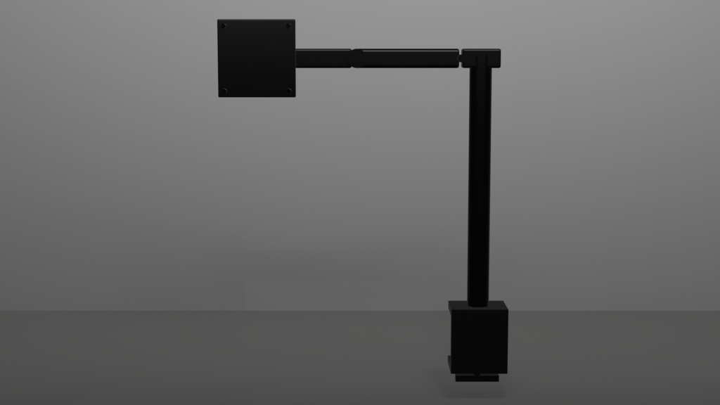 【3Dモデル】KM Minimal Monitor Arm | デスク用モニターアーム