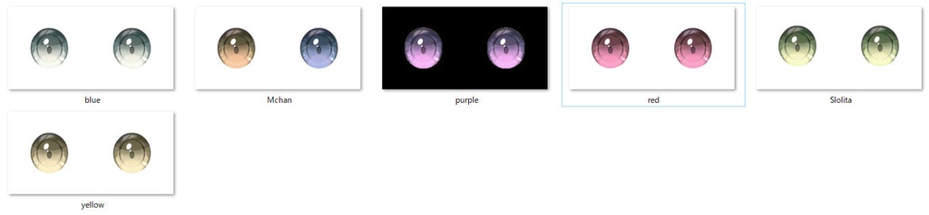 【更新】オリジナル瞳【商用利用・改変OK】