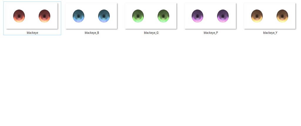 【更新】オリジナル瞳【商用利用・改変OK】