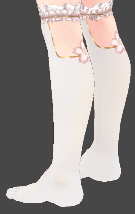 【青い桜追加】サクラロリィタと衣装(カスタムアイテム)【商用利用・改変OK】