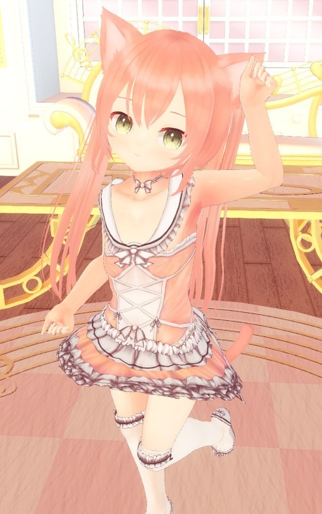 夏服VRM+衣装(カスタムアイテム)【商用利用・改変OK】