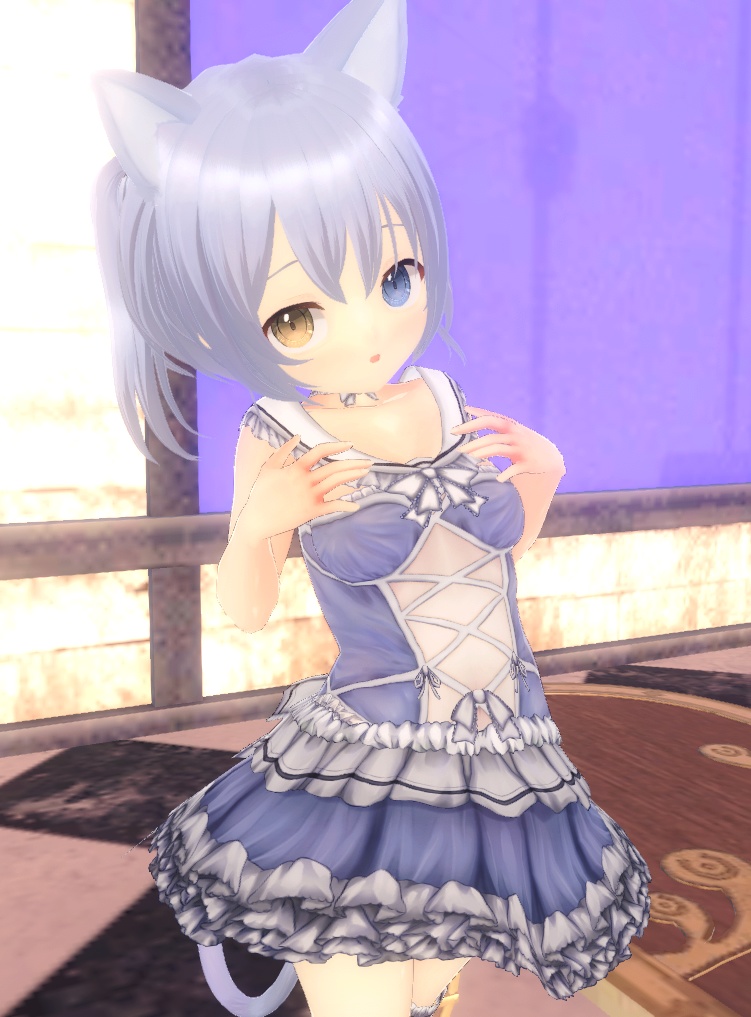 夏服VRM+衣装(カスタムアイテム)【商用利用・改変OK】