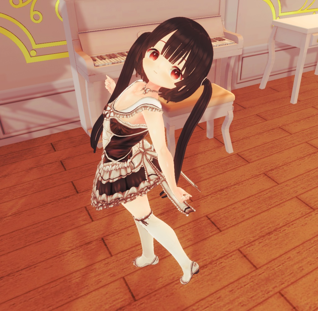 夏服VRM+衣装(カスタムアイテム)【商用利用・改変OK】